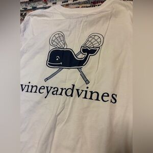 Vineyard Vines Lacrosse Tshirt Long Sleeve Mens sz L NWOT